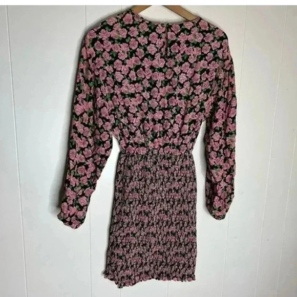 Zara Smocked Floral Dress - Picture 3 of 5